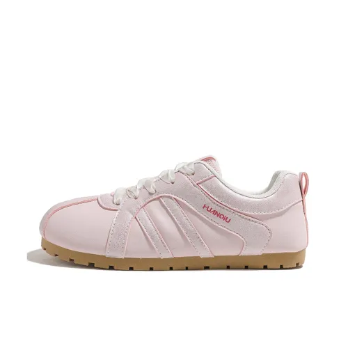 HUANQIU Cushioning Abrasion Resistant Lightweight Low Top Casual Shoes Women's Pink
