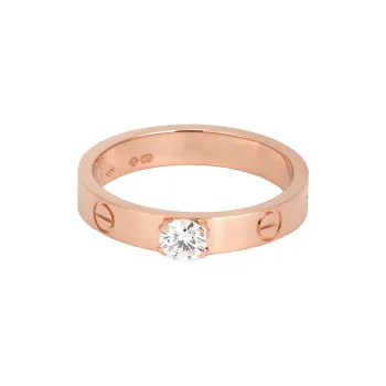 CARTIER 18K Gold Rings Women's Rose Gold