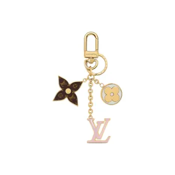 LOUIS VUITTON Spring Street Monogram Canvas & Metal Bag Accessory Women's Multicolor