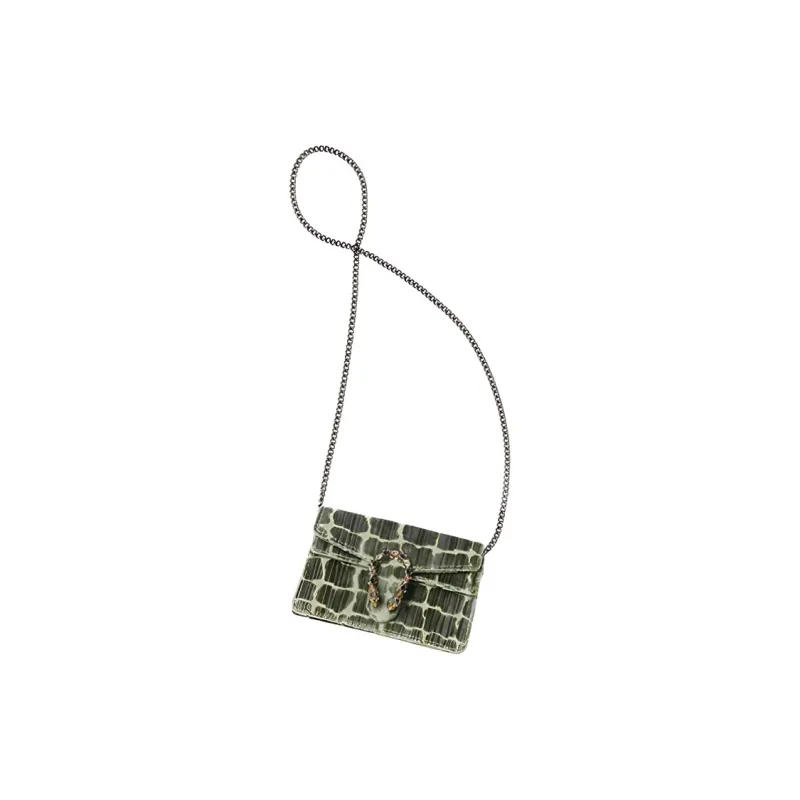 GUCCI Dionysus Velvet Wallets Shoulder Bag Crossbody Bag Extra Mini Women's Green-3