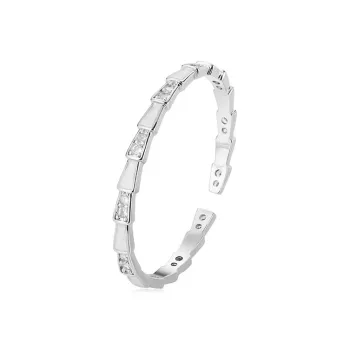 Yagu Glass Cat Eye Bangles Women's