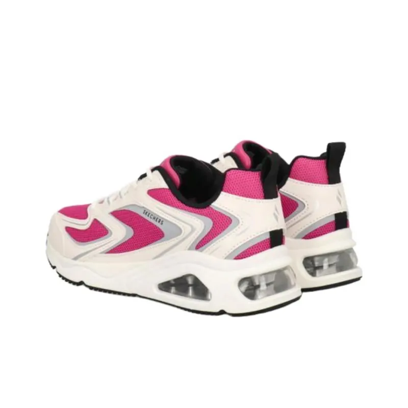 Skechers Street Tres Air Uno Cushioning, Wear Resistant Low Top Casual Shoes Women's Beige Pink-4