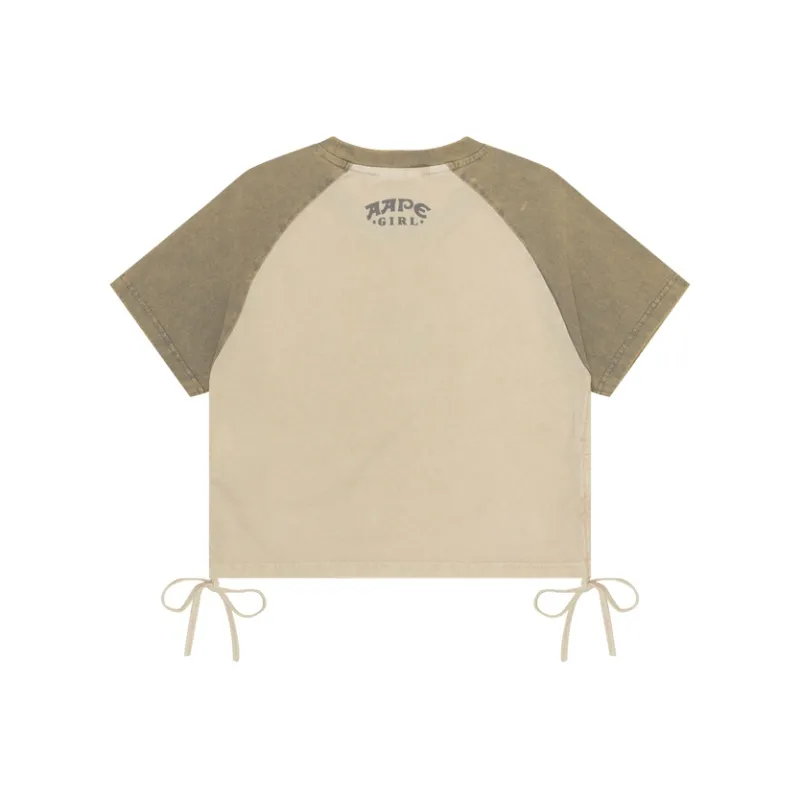 Aape Logo embroidered T Shirt-1