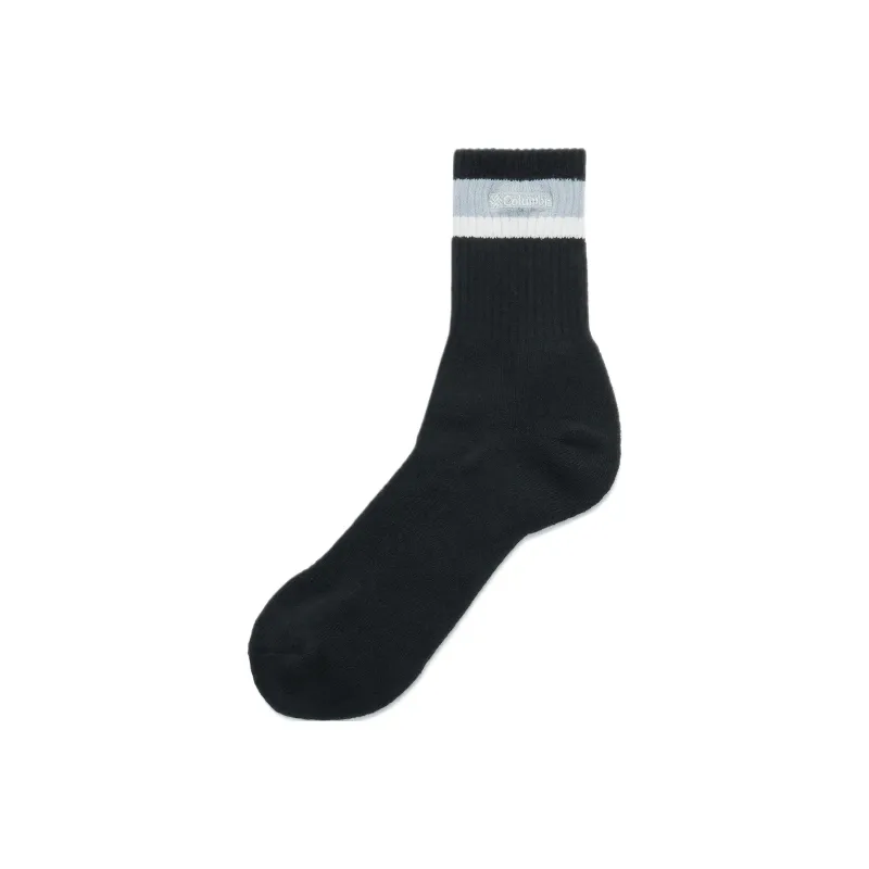 Columbia PublicRiverMedupines Mid Calf Socks Unisex 1 Pack Black-0