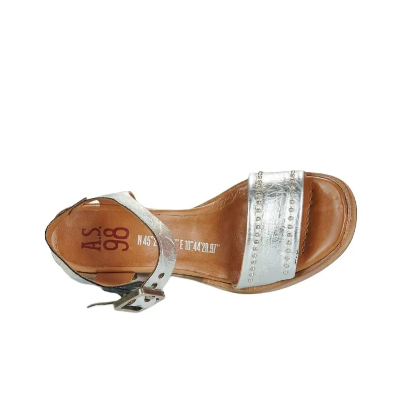 AirStep ALCHA CHIC One Strap Sandals Women's Silver-5