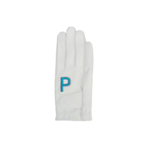 PUMA Synthetic Leather Sports Gloves Men's White