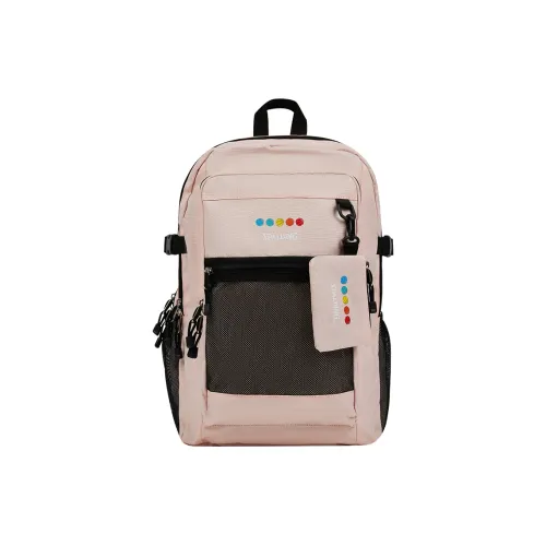 SPALDING Polyester Backpack Regular Unisex Pink