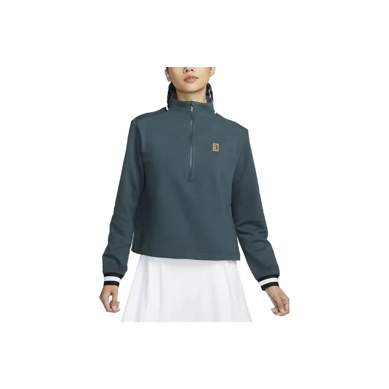 Nike Dri Fit Sweatshirt Women's Dark Green-0