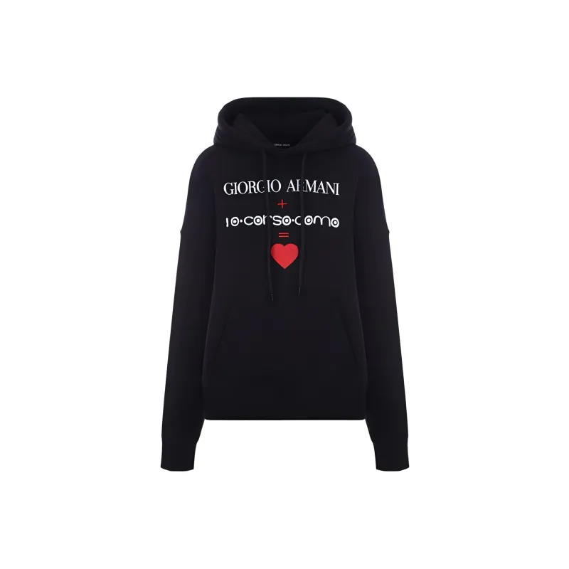 GIORGIO ARMANI X 10 Corso Como Cotton Hoodie-0