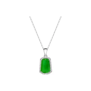 FR Chalcedony Necklaces Women's