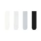 4-Pack (White+Silver Gray+Medium Gray+Black)