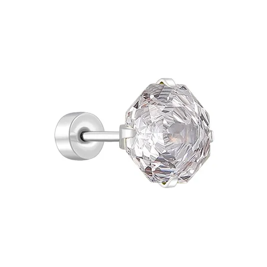 GUDUD Titanium Steel Stud Earrings Unisex-9