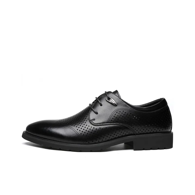 HAPPY DINO Men's Casual Shoes Men Low Top Black-0