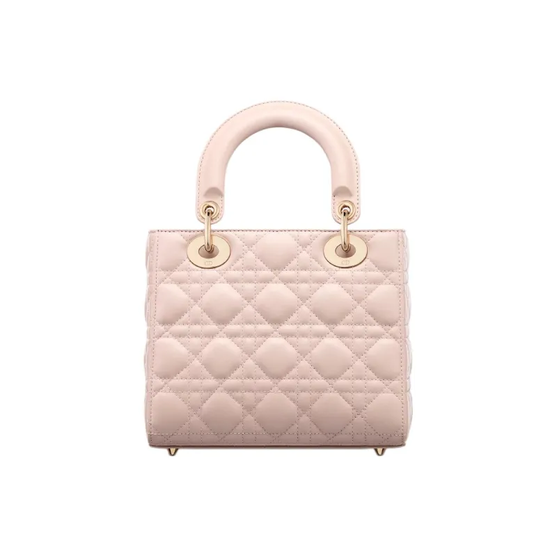 DIOR Lady Dior My ABCDior Sheepskin Shoulder Bag, Crossbody Bag, Handbag Small Size Women's Rouge Pink-2