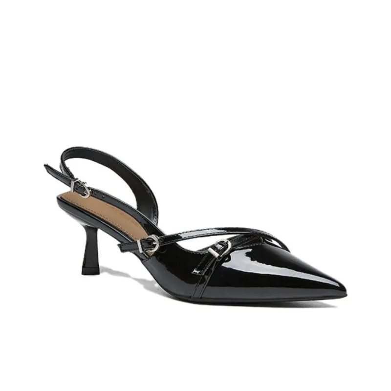 PINWEISHIDU Slim Heel High Heels 3cm Women's-1
