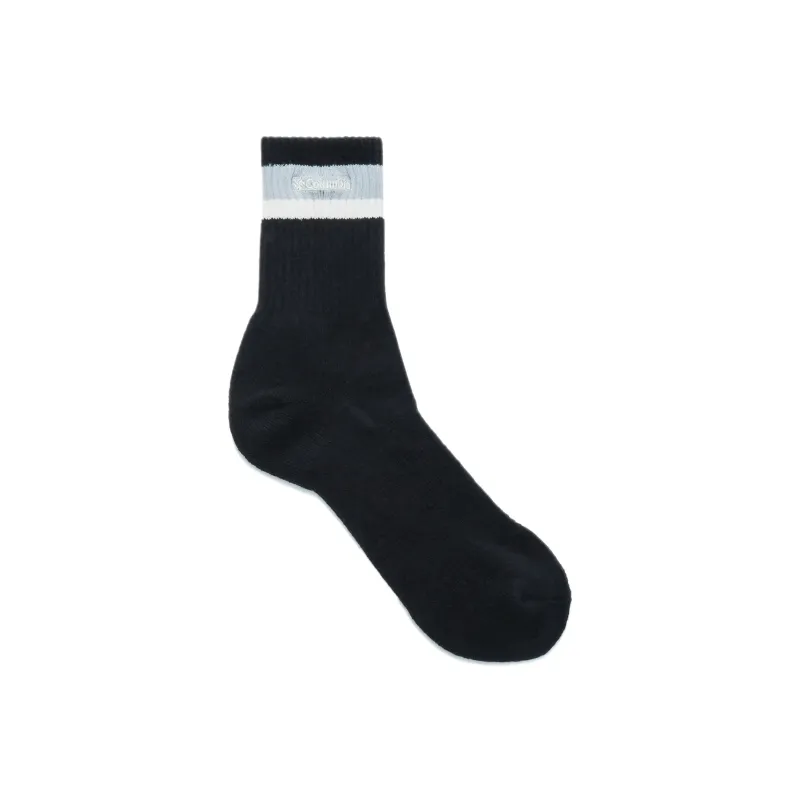 Columbia PublicRiverMedupines Mid Calf Socks Unisex 1 Pack Black-1