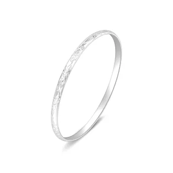 Lao Feng Xiang 999 Fine Silver Bangles Women's