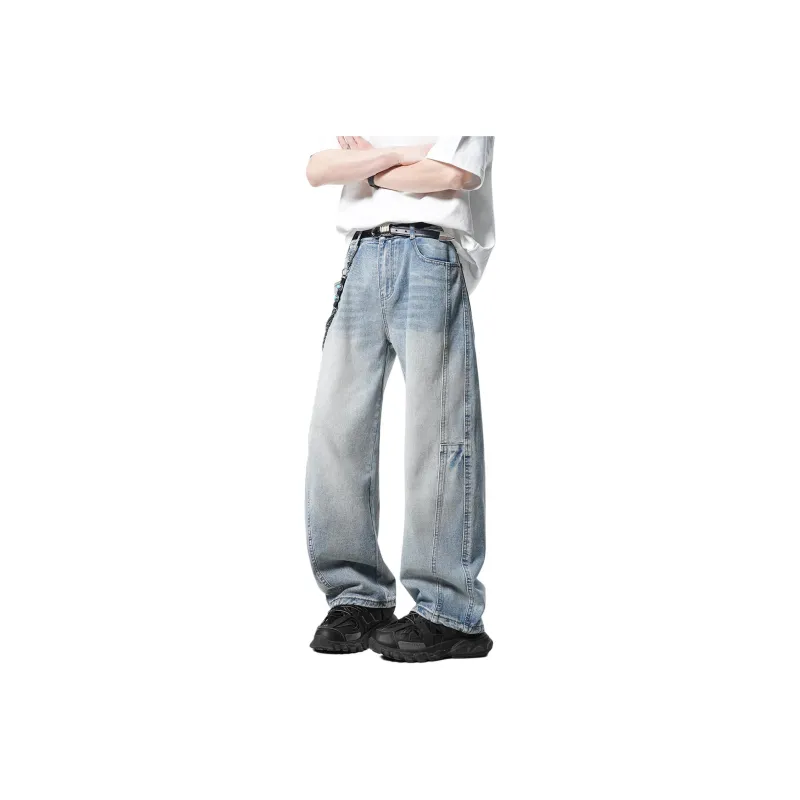Menglaini Jeans Unisex-7