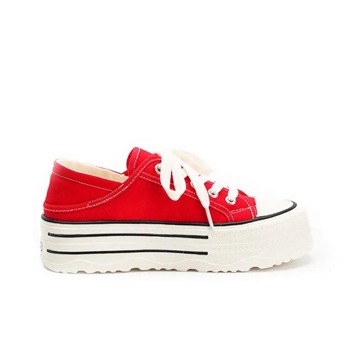 Zun'er Height Increasing Quick Dry Low Top Canvas Shoes Women's-1
