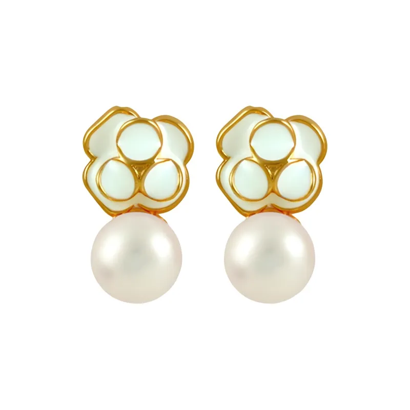 Taste The Color Pearl Earrings Women's-0
