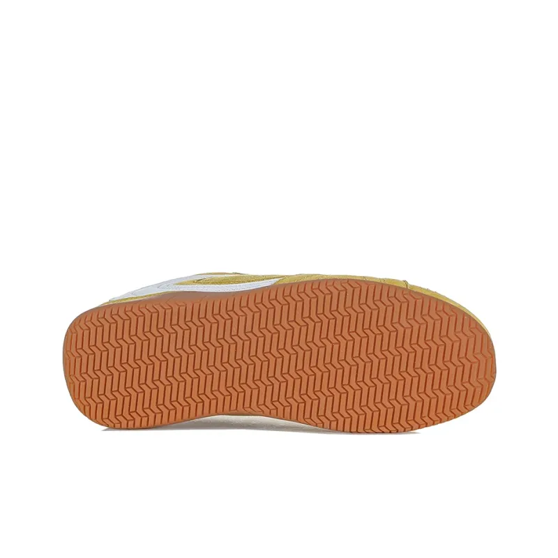 FERW Coverage Slip Resistant And Abrasion Resistant Low Top Skateboard Shoes Unisex Lemon-4