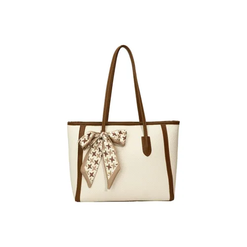white BIRD PU Shoulder Bag Women's Multicolor