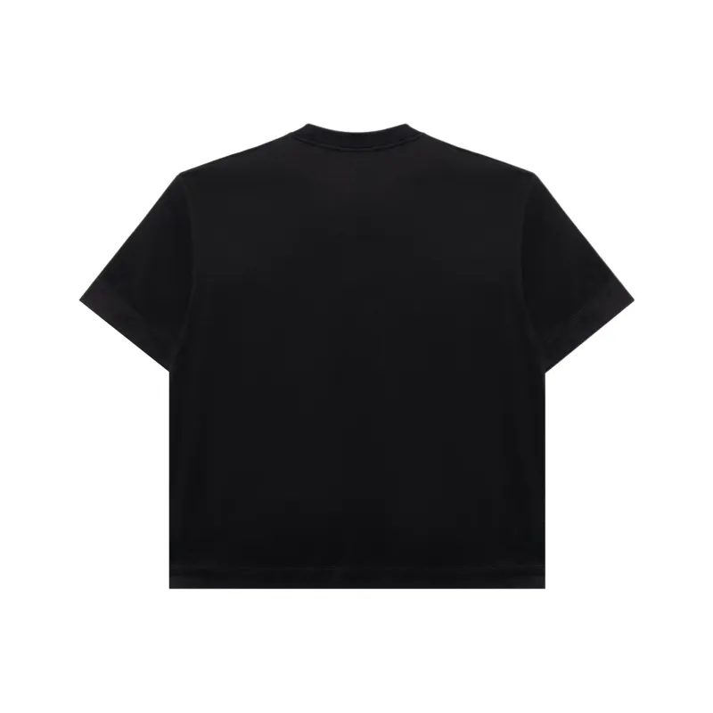 EMPORIO ARMANI Asv Lyocell blend Jersey T shirt With Print And Floral Embroidery-1