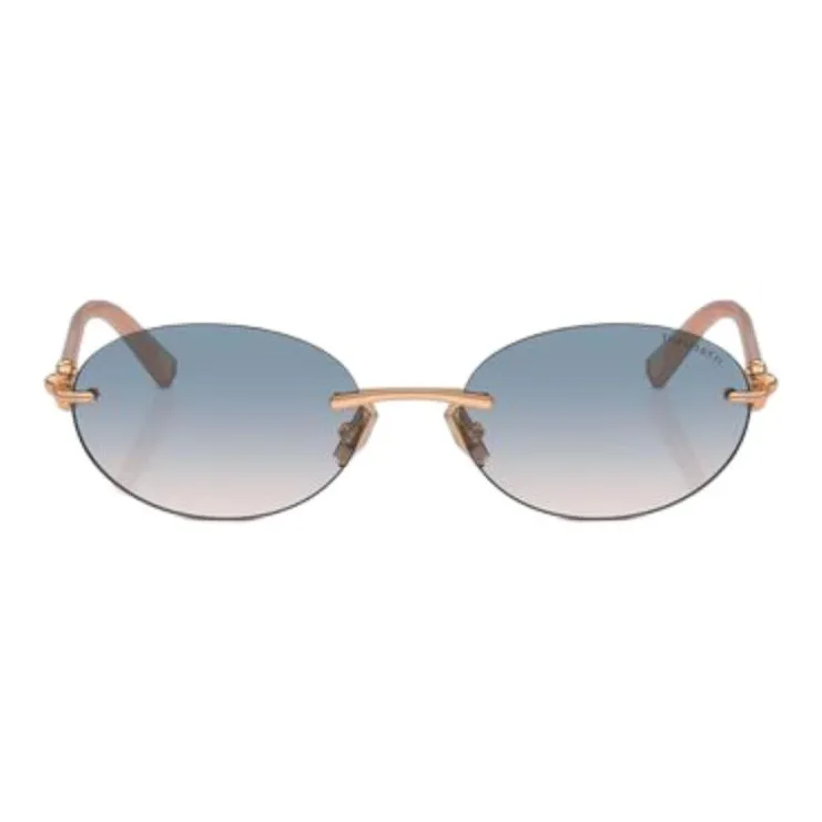 TIFFANY & CO. Oval Frameless Sunglasses-1