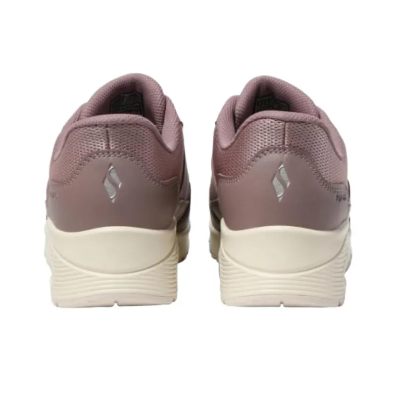 Skechers Uno Slip Resistant Rebound Low Top Casual Shoes Women's Light Purple-4