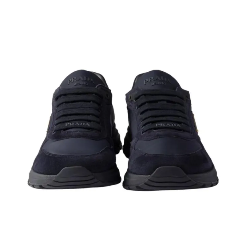 PRADA Prax 2.0 Low Top Casual Shoes Men's Marine Blue-4