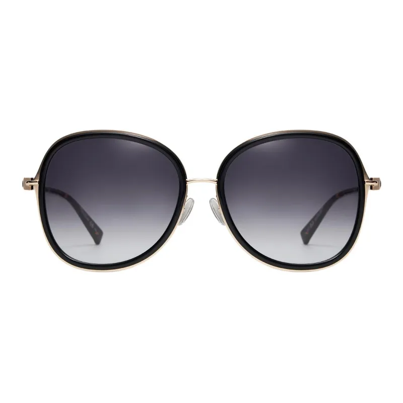 MaxMara Metal Butterfly Sunglasses Unisex Black-1