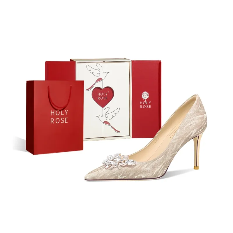 Holy Rose Slim Heel High Heels 10cm Women's-0
