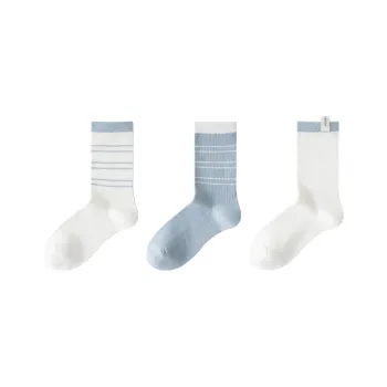Cotton Gene Mid Calf Socks Women's Combo Set