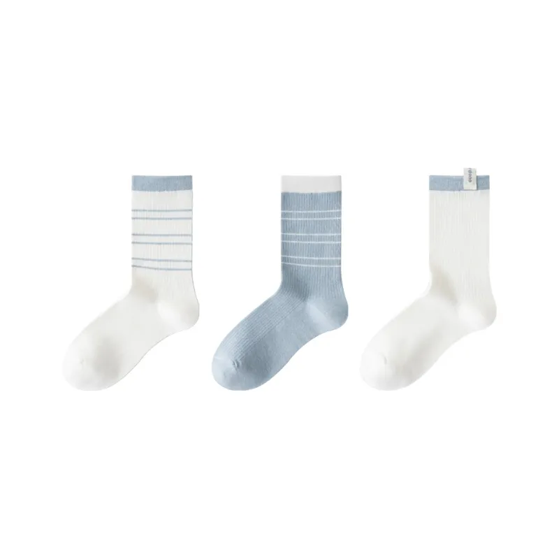 Cotton Gene Mid Calf Socks Women's Combo Set-43