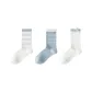 3 Pack (White Stripes+Blue Stripes+White Label)