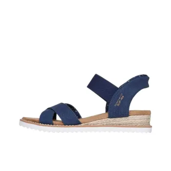 Skechers BOBS Desert Kiss Beach Sandals Women's Blue