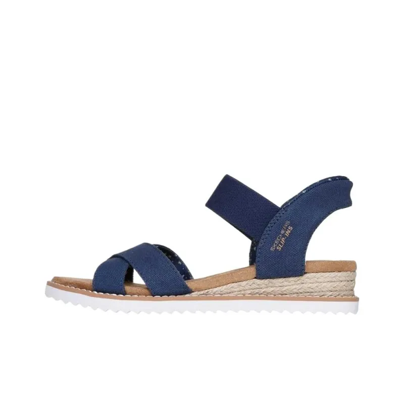 Skechers BOBS Desert Kiss Beach Sandals Women's Blue-0