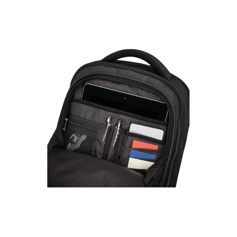 SAMSONITE Nylon Fabric Backpack Unisex Black-3