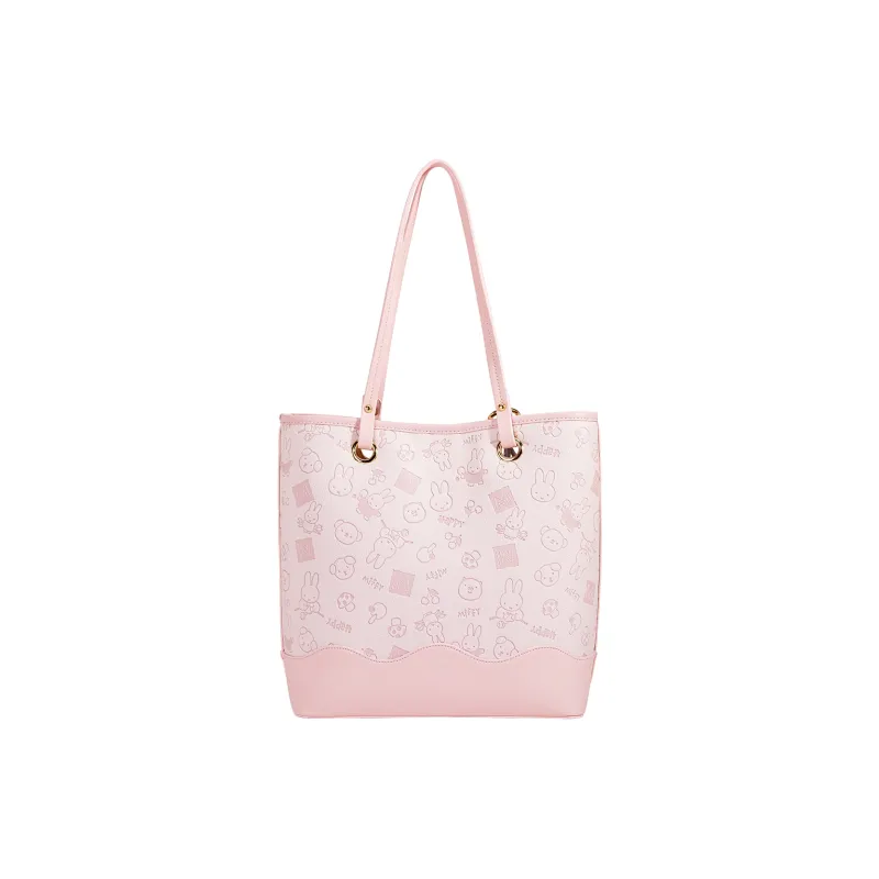 Miffy Pu Shoulder Bag Women's Ecru/Pink-12