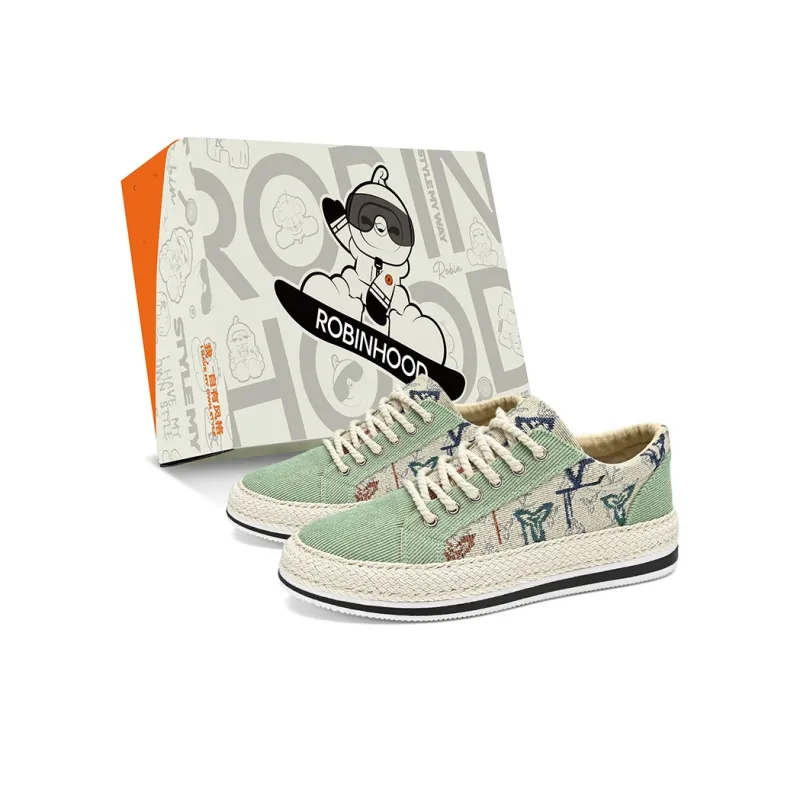 ROBINHOOD Coverage Slip Resistant Cushioning Impact Resistance Abrasion Resistant Low Top Skateboard Shoes Men's Box-5