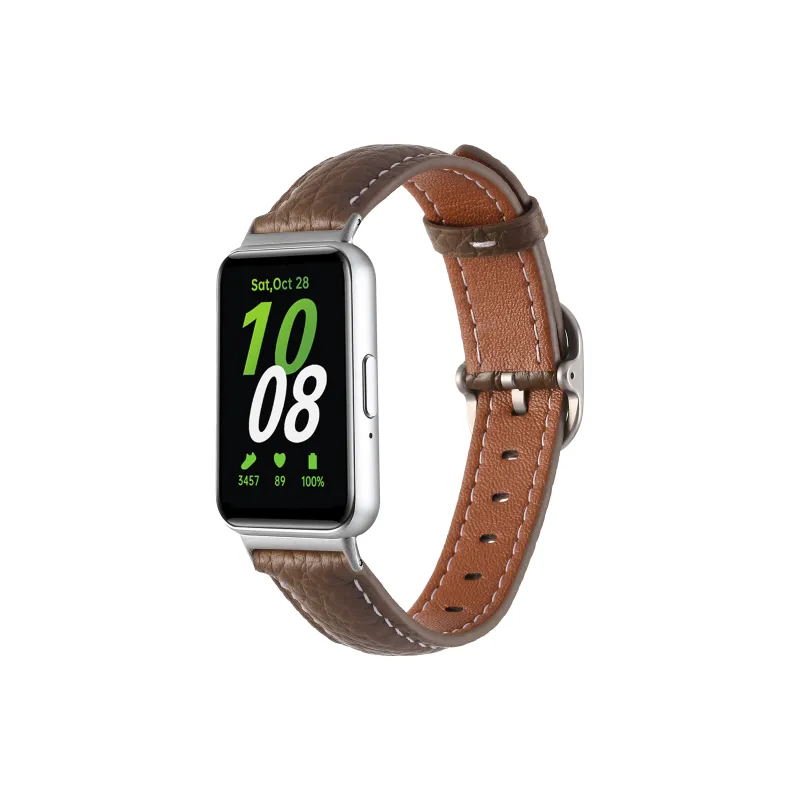 ZHENGGUANG Watch Band Samsung Compatibility Genuine Leather Material-4