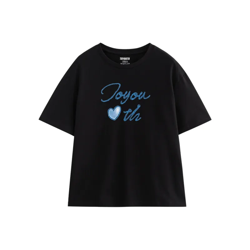 Initial Language T Shirt Women's-7