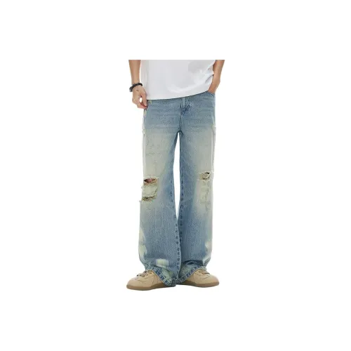 FAIRWHALE Jeans Unisex Blue