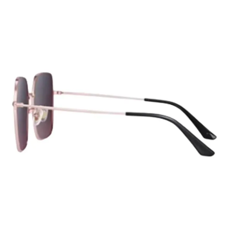 PULAIS Plate Alloy Frame Square Sunglasses Unisex Multicolor-2