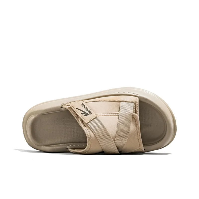 Warrior Slip Resistant Abrasion Resistant Slide Slippers Men's Light Khaki-2