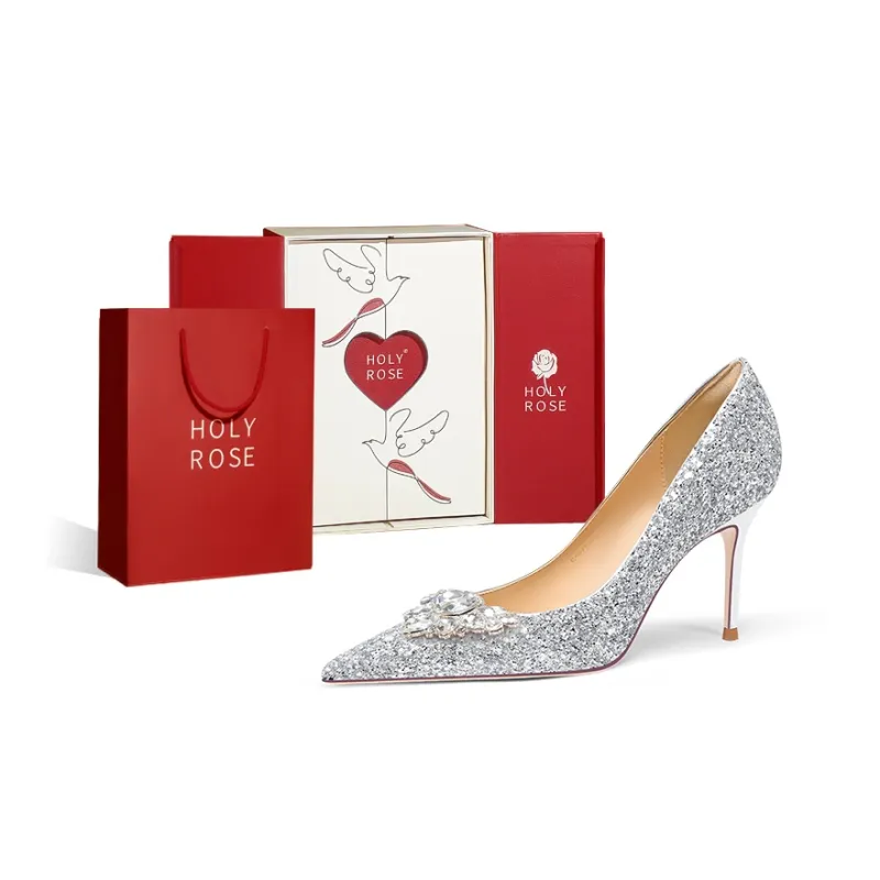 Holy Rose High Heels Women's Silver-4