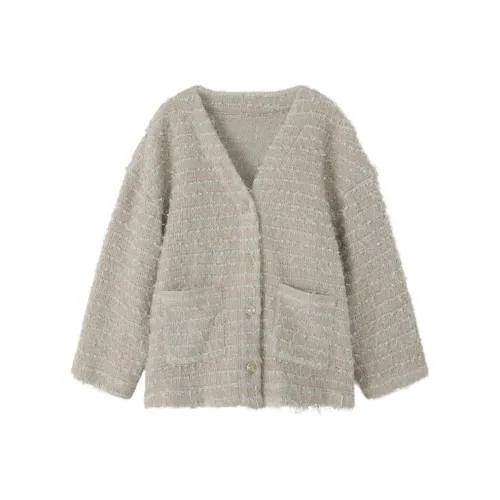 Qiu Meatyao Knitwear Women's Caramel Almond