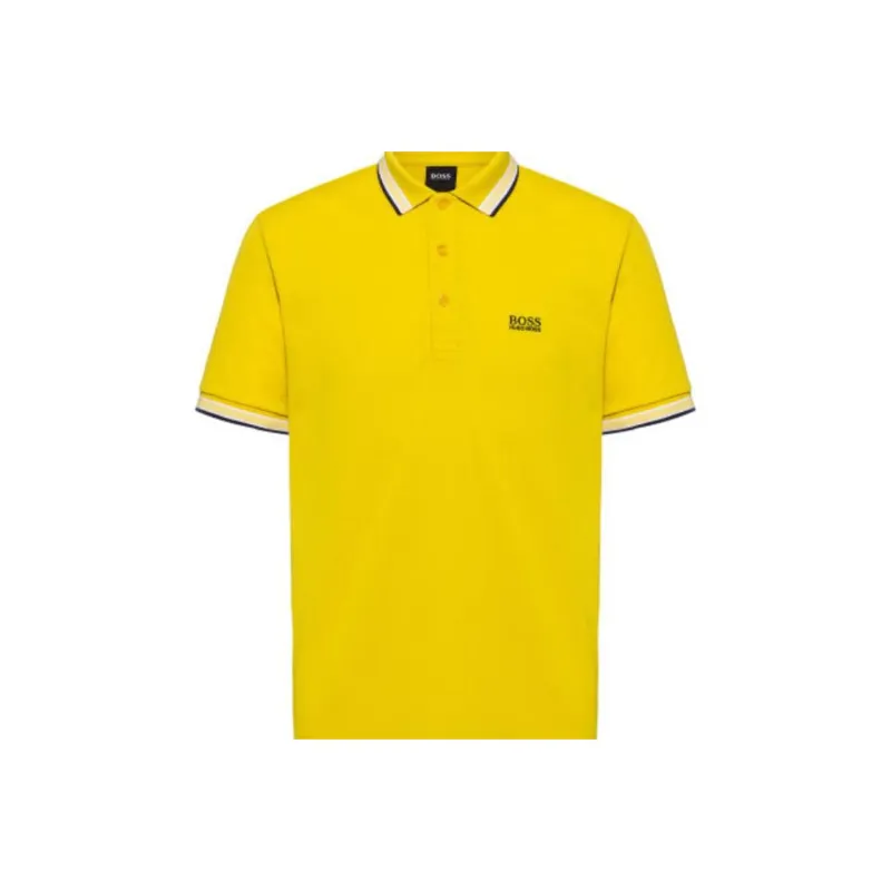 HUGO BOSS Polo Shirt Men's Yellow-1