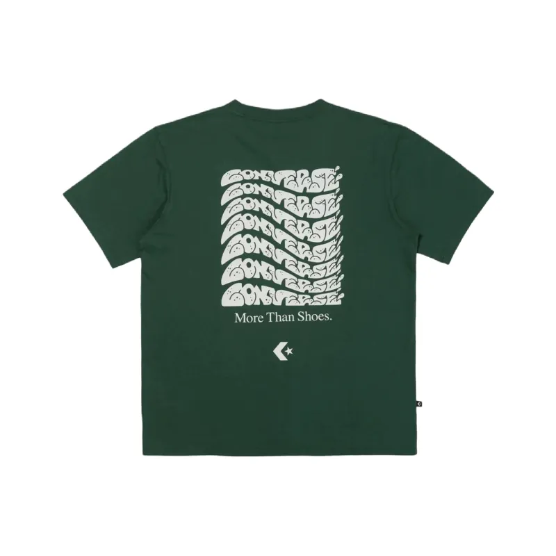 Converse Tee SS25 WAVE PT SS MENS T Shirt Men's Green-1
