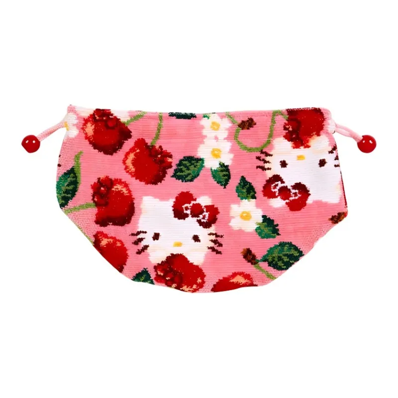 Sanrio Cotton Fabric Storage Bag Women's Pink-0
